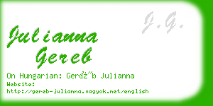 julianna gereb business card